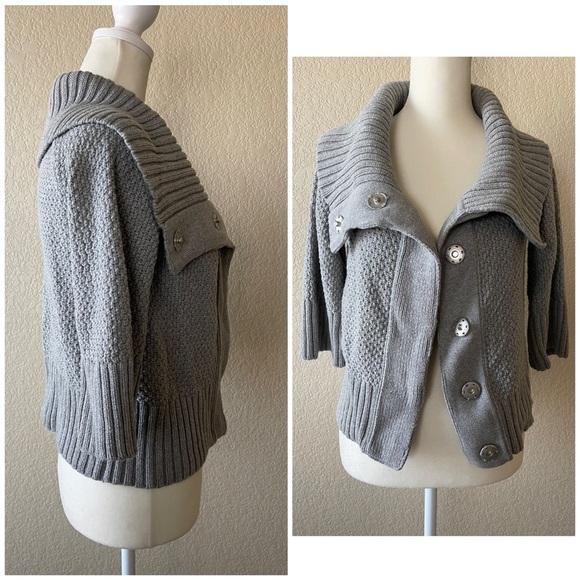 Banana Republic chunky collar cardigan - x-small - Picture 3 of 4